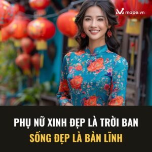 phụ nữ xinh đẹp là trời ban sống đẹp mới là bản lĩnh - mape academy